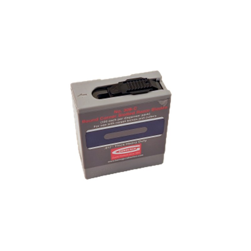 (image for) GUNDLACH 308-C Round Corner Slotted Razor Blades - 100 Pack