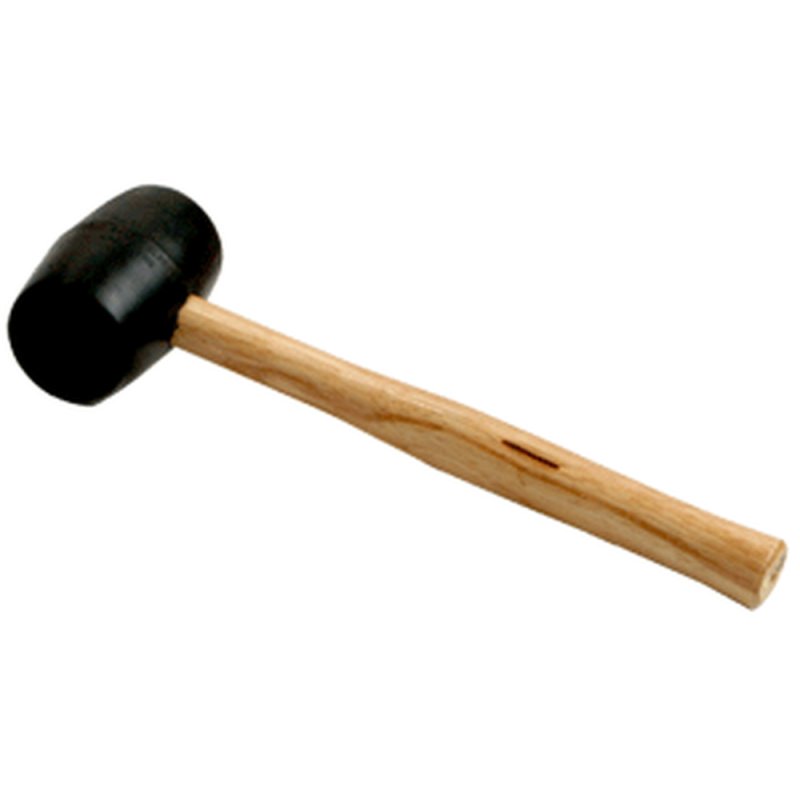 GUNDLACH 349-1B 12 oz. Black Rubber Mallet
