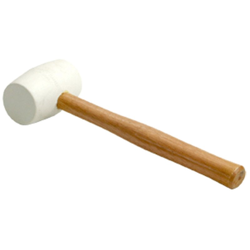 GUNDLACH 349-1W 12 oz. White Rubber Mallet
