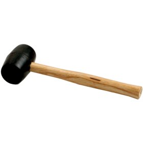 GUNDLACH 351-3B 28 oz. Black Rubber Mallet
