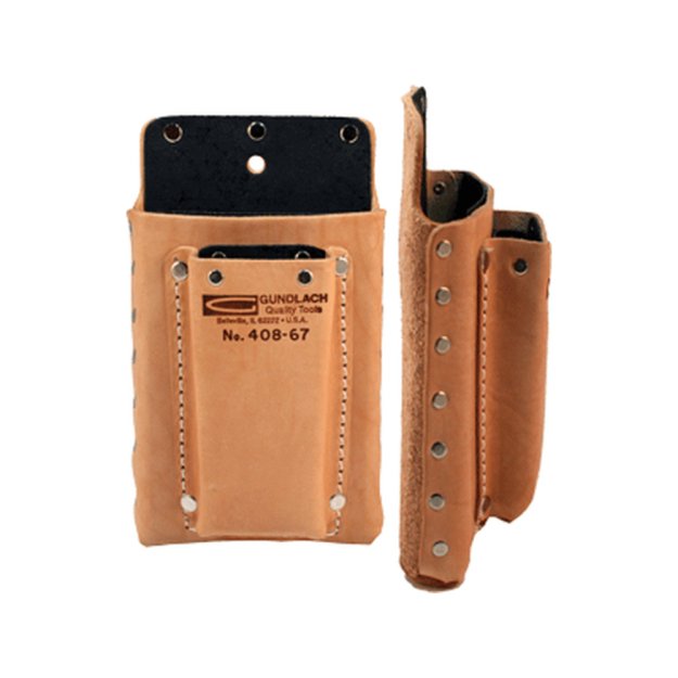 (image for) GUNDLACH 408-67 "Combo" Tool & Knife Pouch w/ Liner