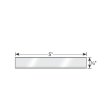 (image for) GUNDLACH 595-10 5" Scraper Blades - 10 Per Tube
