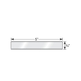 GUNDLACH 595-10 5" Scraper Blades - 10 Per Tube