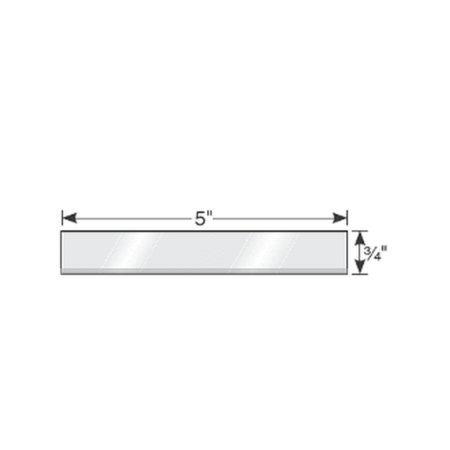 (image for) GUNDLACH 595-10 5" Scraper Blades - 10 Per Tube