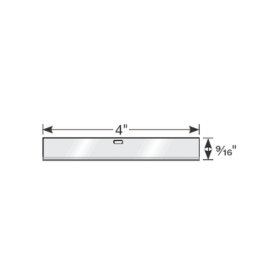 GUNDLACH 695-10 4" Scraper Blades - 10 Per Tube