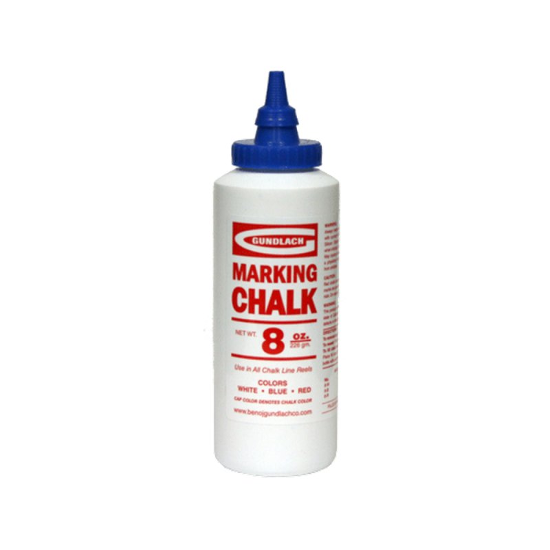 GUNDLACH 8-B Blue Chalk - 8 Oz. Bottle
