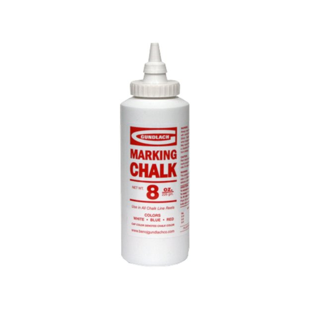 (image for) GUNDLACH 8-W White Chalk - 8 Oz. Bottle