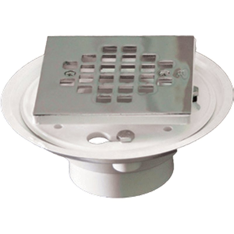 GUNDLACH 89404 Screw-On CB Floor Drain - Square