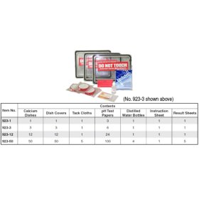 GUNDLACH 923-1 Moisture and pH Test Kit - 1 Dish