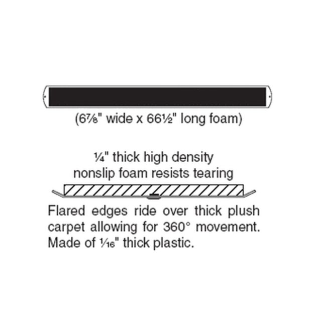 (image for) EZ MOVES 936 6' Pull Slides for Soft Surface - 2 Per Set
