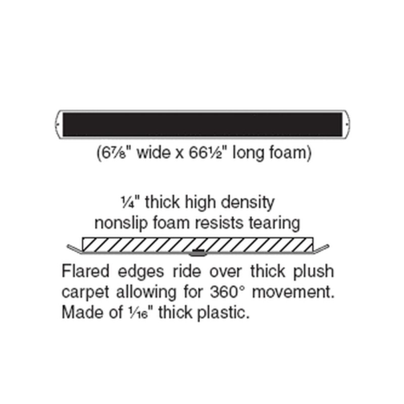 (image for) EZ MOVES 936 6' Pull Slides for Soft Surface - 2 Per Set