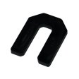 (image for) GUNDLACH HTS-316 3/16" Black Horseshoe Tile Spacers - 100 Per Bag
