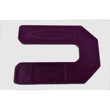 (image for) GUNDLACH HTS-332 3/32" Purple Horseshoe Tile Spacers - 100 Per Bag