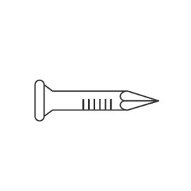 GUNDLACH CN-11/16-5 11/16" Concrete Nails - 5 Lb. Box