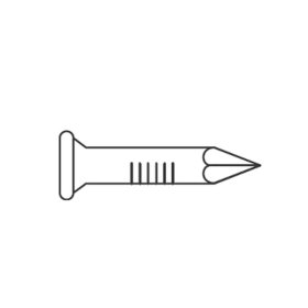 GUNDLACH CN-3/4-5 3/4" Concrete Nails - 5 Lb. Box