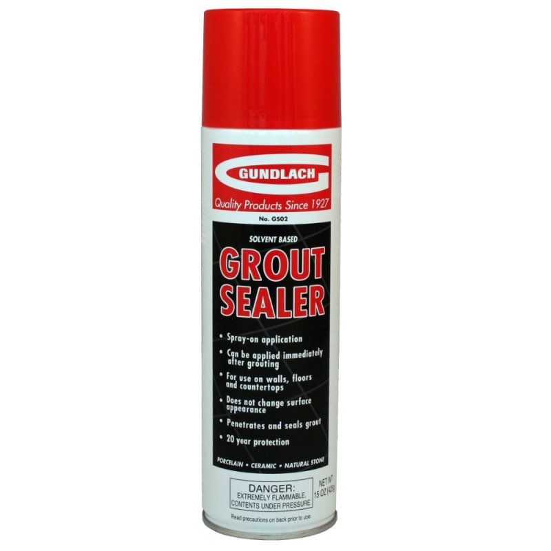 GUNDLACH GS02 Spray-On Grout Sealer - 15 Oz.