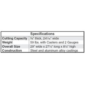 GUNDLACH H-24-3 24" Tile Cutter Replacement Upper Blade
