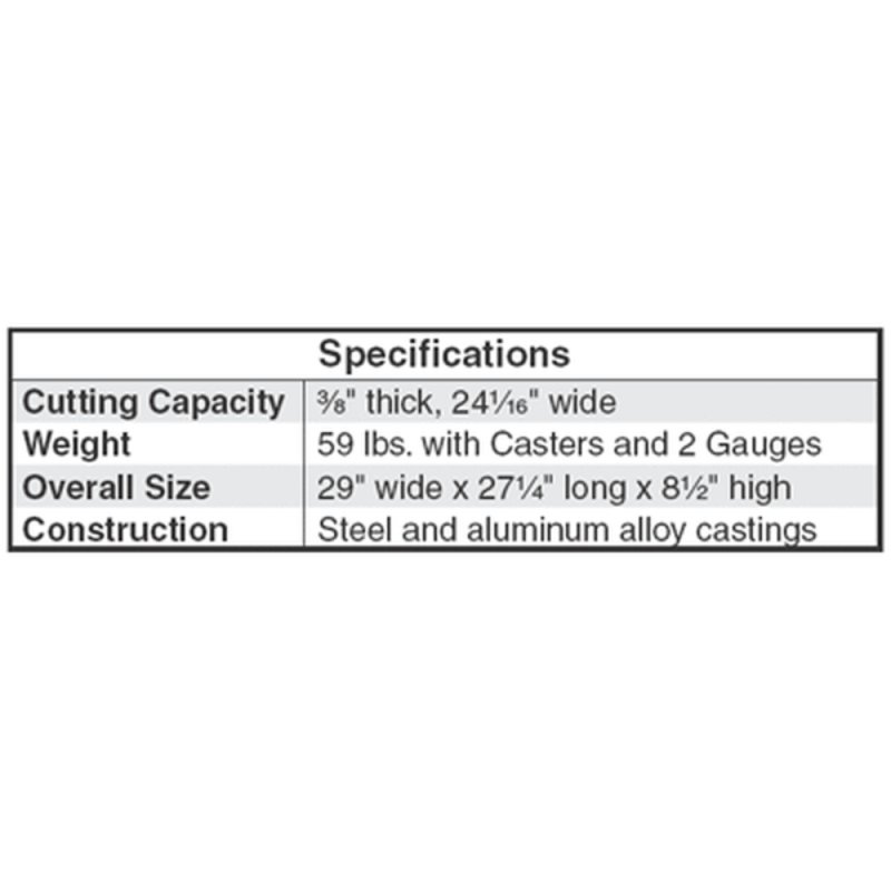(image for) GUNDLACH H-24-3 24" Tile Cutter Replacement Upper Blade