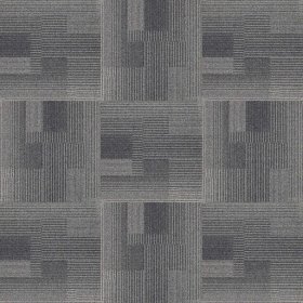 Next Floor Development 19.7" x 19.7" Solution-Dyed Twisted Polypropylene Carpet Tiles - Gunmetal NF811010