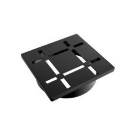 VAPORTEC GVTDG6002 Quadra-Flo Grate 4" X 4" SQ // 3MM - 1/8" - Matte Black