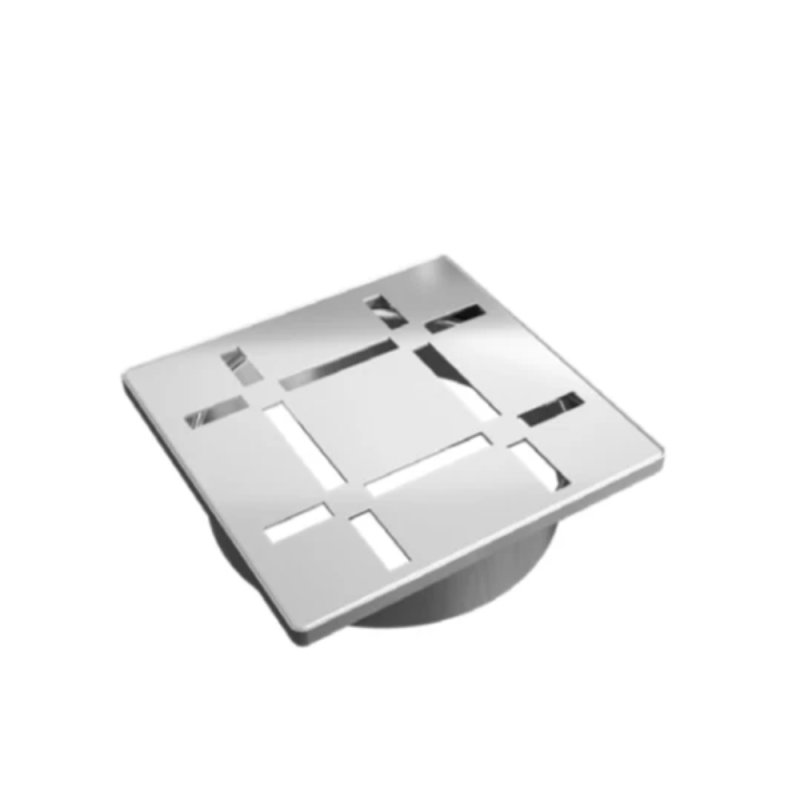 VAPORTEC GVTDG6005 Quadra-Flo Grate 4\" X 4\" SQ // 3MM - 1/8\" - Chrome