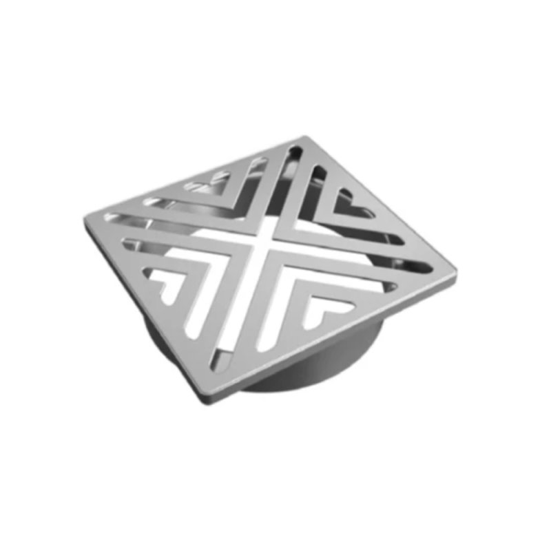 VAPORTEC GVTDG6007 X-Flo Grate 4\" X 4\" SQ // 3MM - 1/8\" - Brush Nickel