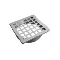 (image for) VAPORTEC GVTDG6011 Cube-Flo Grate 4" X 4" SQ // 3MM - 1/8" - Brush Nickel