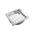 (image for) VAPORTEC GVTDG6013 Cube-Flo Grate 4" X 4" SQ // 3MM - 1/8" - Chrome