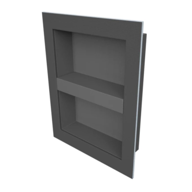 VAPORTEC GVTSN7003 Shower Niche w/ Adj. Shelf - 12\" X 16\" X 3-1/2\"