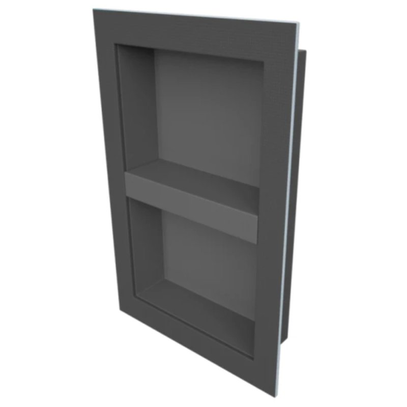 VAPORTEC GVTSN7004 Shower Niche w/ Adj. Shelf - 12\" X 20\" X 3-1/2\"