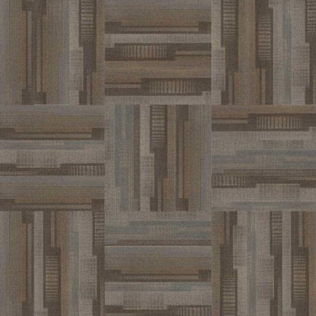 (image for) Next Floor Dedication 13" x 39" Solution-Dyed Twisted Polypropylene Carpet Tiles - Harvest NF712025