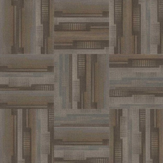(image for) Next Floor Dedication 13\" x 39\" Solution-Dyed Twisted Polypropylene Carpet Tiles - Harvest NF712025