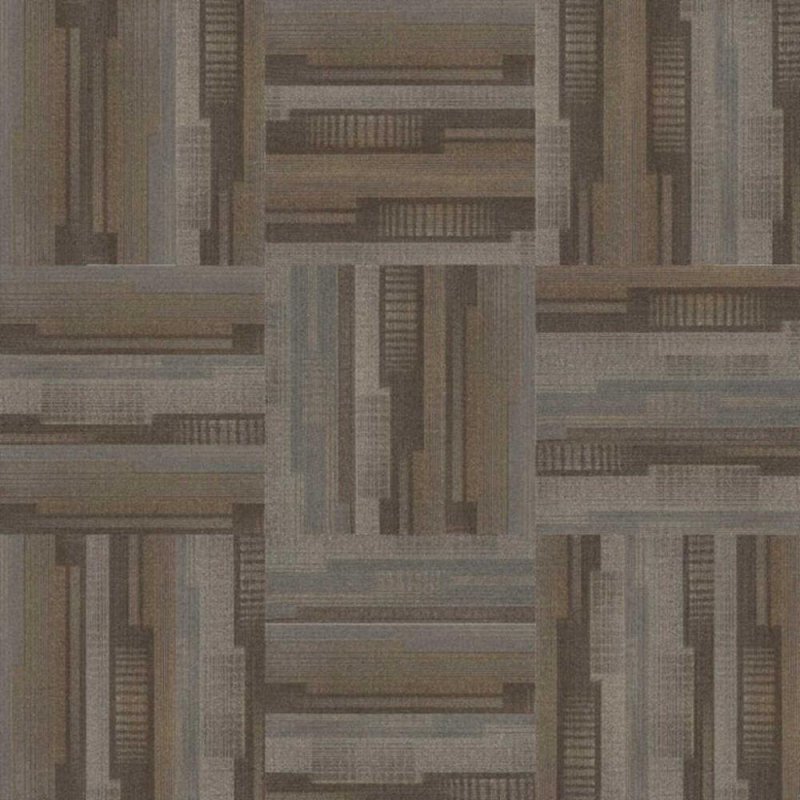 Next Floor Dedication 13\" x 39\" Solution-Dyed Twisted Polypropylene Carpet Tiles - Harvest NF712025