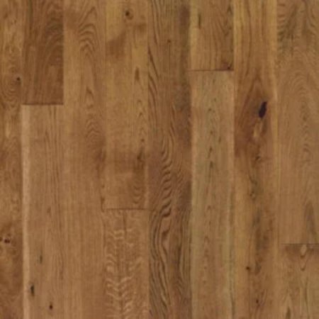 (image for) Signature Collection Oakland Oak 3.5″ x Up To 48″ RL Solid Smooth Hardwood - Harvest JES350CHA
