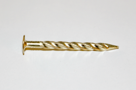 (image for) HFS DSB-1814 1 1/4" x 13 Ga. Drive Nails-Gold - 1 Lb.