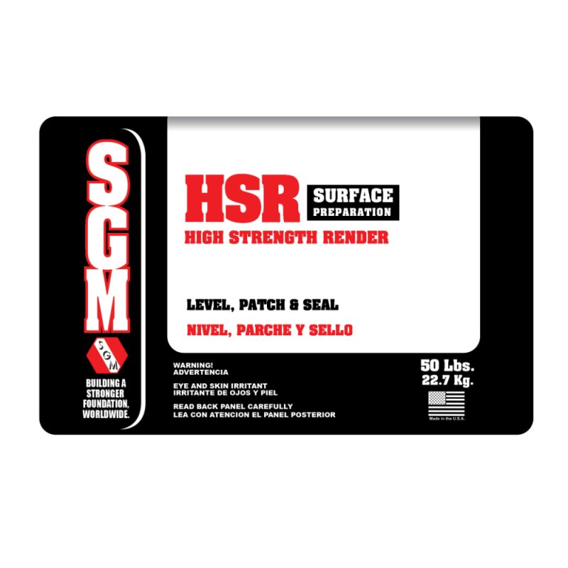 SGM HSR High Strength Render 50 Lbs. - White