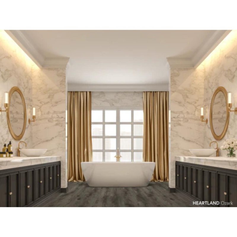 (image for) Chesapeake Flooring Heartland SPC 9-1/2" x 60" Luxury Vinyl Plank - Ozark GEM596