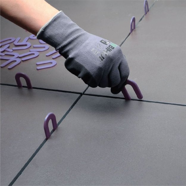 (image for) BIHUI HSP350 3/32" Puple Horseshoe Tile Spacers - 350 Pack