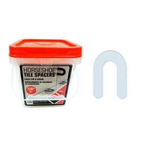 RUBI 13840 1/8" Horseshoe Spacers - 250 Per Jar