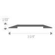 (image for) MD PRO 1-1/4″ Aluminum Seam Binder - Hammered Titanium ( HTI )