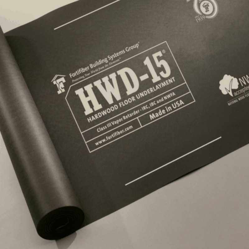 Fortifiber HWD-15 Hardwood Floor Underlayment - 36\" x 144\' (432 sq. ft. roll)