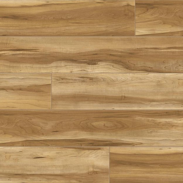 (image for) MetroFlor Inception 120 7\" x 48\" SPC Vinyl Plank - Sugar Wood Maple 691412