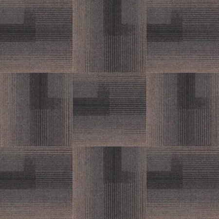 (image for) Next Floor Development 19.7" x 19.7" Solution-Dyed Twisted Polypropylene Carpet Tiles - Iron Ore NF811011