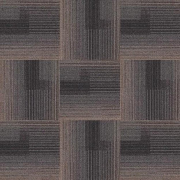 (image for) Next Floor Development 19.7\" x 19.7\" Solution-Dyed Twisted Polypropylene Carpet Tiles - Iron Ore NF811011