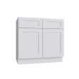 (image for) Bright White 27" Double Door Base Cabinet - BW-B27