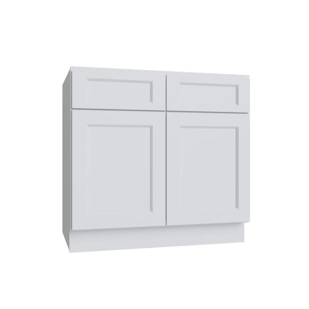 (image for) Bright White 36\" Double Door Base Cabinet - BW-B36