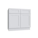 (image for) Bright White 36" Double Door Base Cabinet - BW-B36
