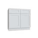 (image for) Bright White 39" Double Door Base Cabinet - BW-B39