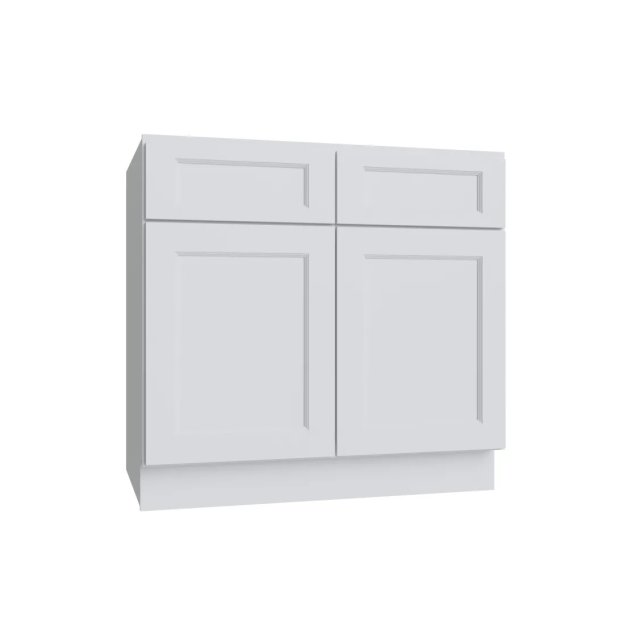 (image for) Bright White 39" Double Door Base Cabinet - BW-B39