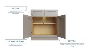 Bright White 9" Full Height Base Cabinet - BW-B09
